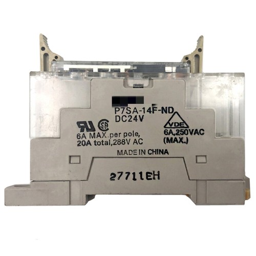 2Pcs G7SA-4A2B 24VDC Relay with P7SA-14F-ND Socket - Picture 2 of 3
