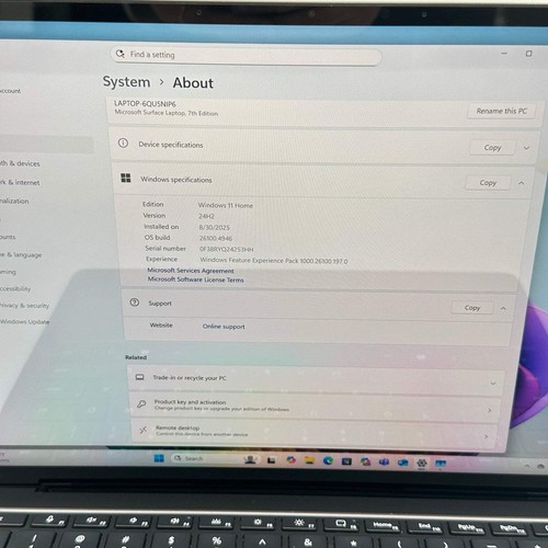 Microsoft Surface Laptop 7 CoPilot+ 2036 13,8" Snapdragon X Plus 16 GB 512 GB SSD - Foto 4 di 24