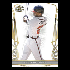 Fred McGriff #23 2023 Leaf Trinity Atlanta Braves Baseball Card MLB NM