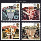 GB 1990 Astronomy Set SG1522 - SG1525 Unmounted Mint MNH