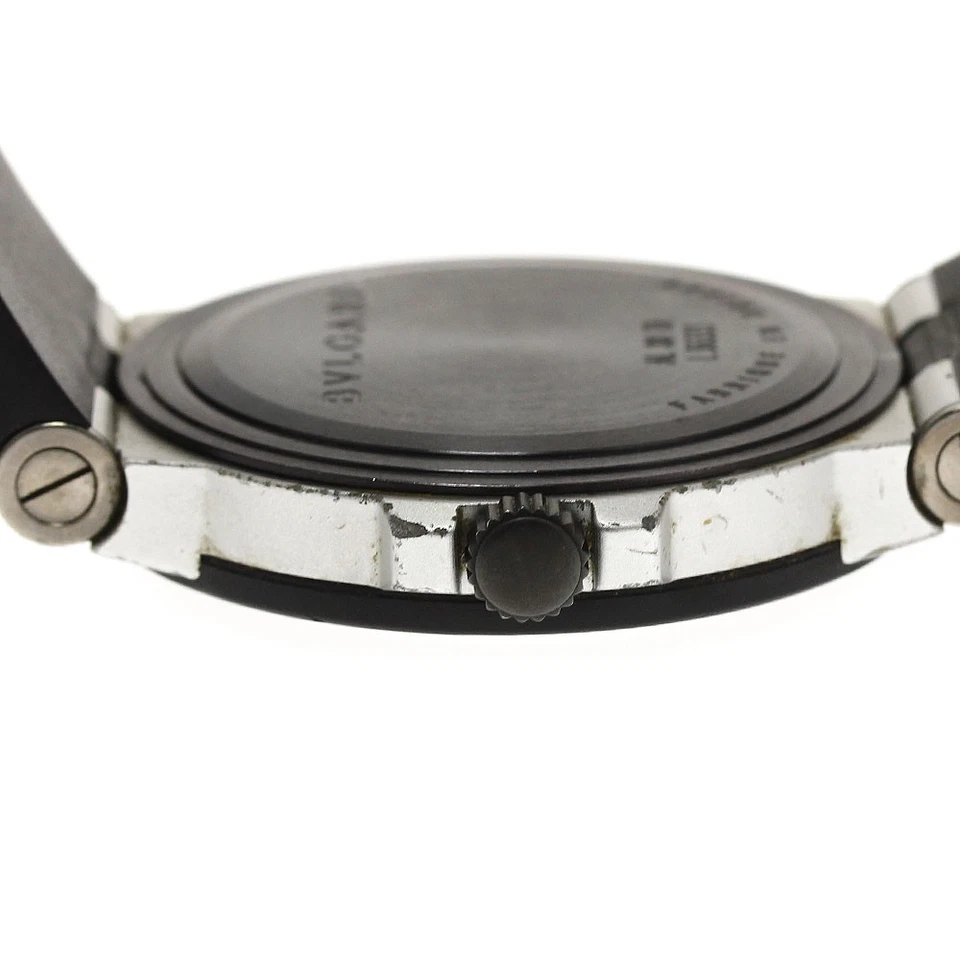 Reloj automático para hombre BVLGARI aluminio AL38TA fecha esfera plateada_874116 Foto 3 de 4