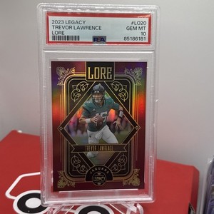 2023 Legacy Lore Case Hit Trevor Lawrence Jaguars SSP PSA 10 Case Hit J