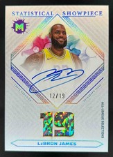 2023-24 Topps Motif LeBron James Statistical Showpiece Signatures Auto #/19