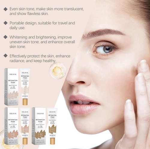 BB Tinted Moisturizer SPF 30, BB Tinted Care Primer (Natural*2 with Brush) - Picture 6 of 7
