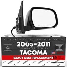 Replacement - Compatible with 2005-2011 Toyota Tacoma - Passenger Side Mirror