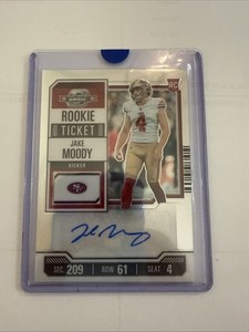 2023 Panini Contenders Optic - Rookie Ticket Autographs Jake Moody #174 (AU, RC)
