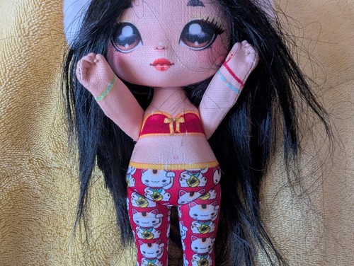 Na Na Na Surprise Glam Series 2 Liling Luck Lucky Cat Inspired 7.5" (Hbox3) - Picture 3 of 8