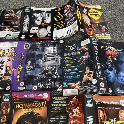 WWF/WWE VHS Main Events Covers Collection - Picture 9 of 11