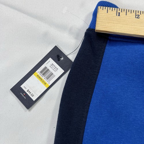Tommy Hilfiger Fleece Jogger Blue Boys 8-20 Drawstring Activewear Boys Pants - Picture 7 of 9