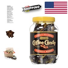 Coffee Candy 1 Pound Jar Individually Wrapped Hard Candy Made with Real Sumatran