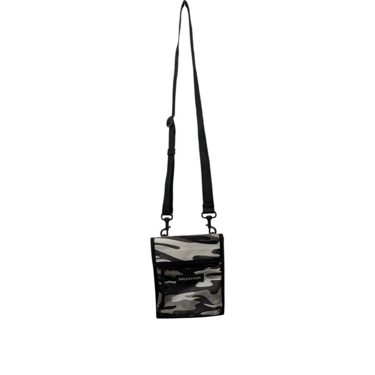 Borsa A Tracolla Mimetica Vintage Addiction – Tela E Pelle, Regolabile, 12x9x2 Pollici
