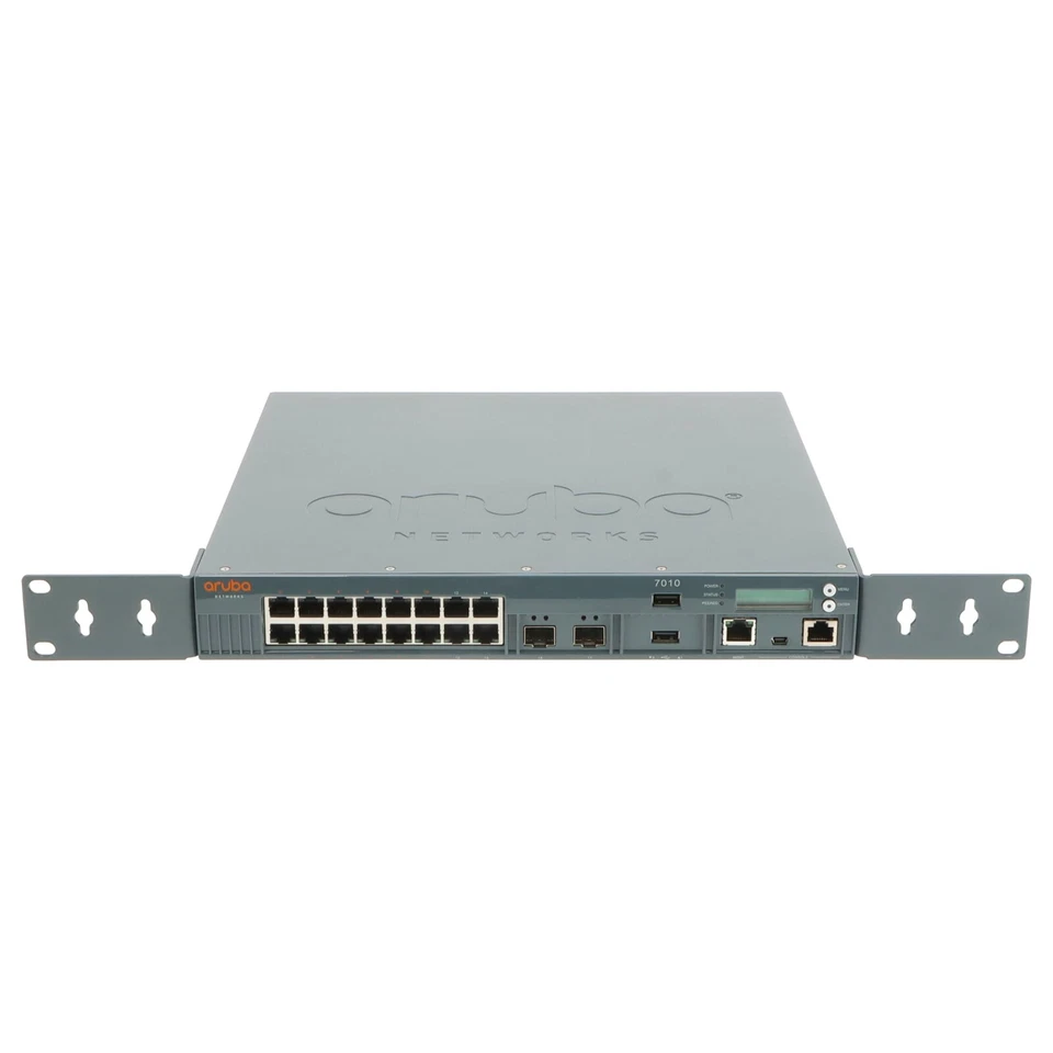 HPE Aruba 7010 Controller 8Gbps 32 APs 2k Users 16x 1GbE PoE - ARCN0103 JW678A