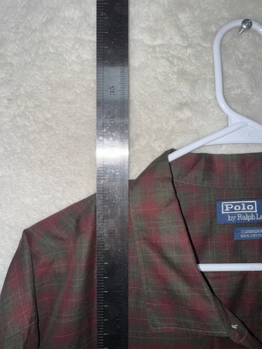 Ralph Lauren Shirt Corbridge Red Green Lumberjack Plaid Flannel Button Up 2XL - Bild 5 von 7