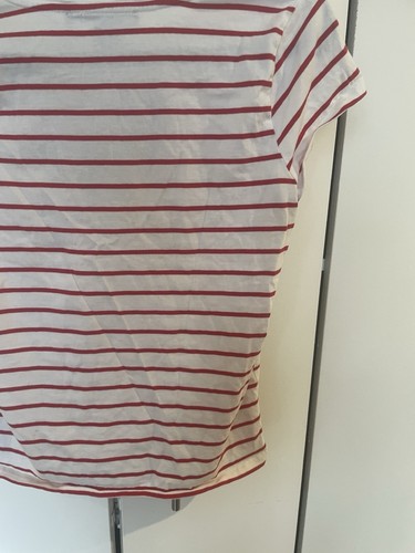 FRENCH CONNECTION T-Shirt Herzkuss rot gestreift 100 % Baumwolle GR. SML - Bild 12 von 13