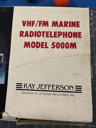 VTG Jefferson VHF / FM Marine Radio Telephone Model 5000M - New - Zdjęcie 2 z 10