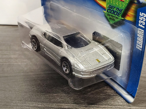 Hot Wheels 2002 Ferrari F355 silber 5SP #172 1:64 Diecast Neu in OVP - Bild 5 von 10