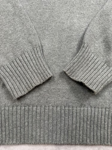 Polo Ralph Lauren Sweater Mens 2XL Gray Cotton Mock Neck Button Pullover Classic - Picture 10 of 16