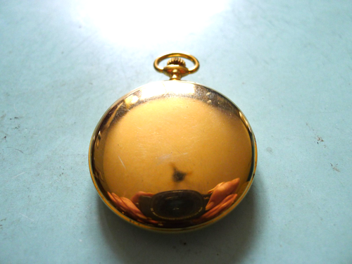 Reloj Bolsillo Chermidor Dorado Electrónico Caballeros Frente Abierto. ...TLC - Imagen 4 de 4