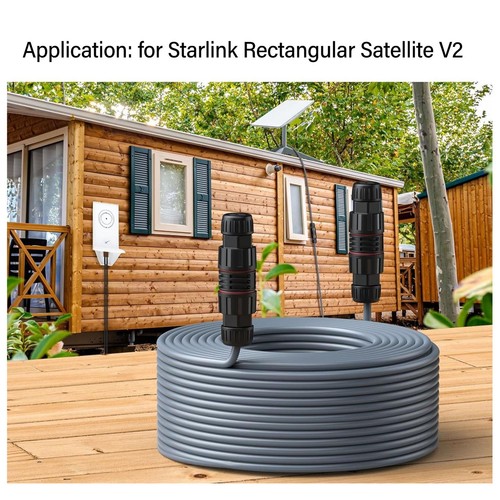 46m / 150ft Cable Extension SPX Plug To RJ45 1200M Speed IP68 Waterproof Rout CB - Afbeelding 24 van 24