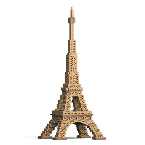 Juegos de ladrillos Torre Eiffel París Francia divertidos juguetes educativos construcción de edificios - Imagen 4 de 7