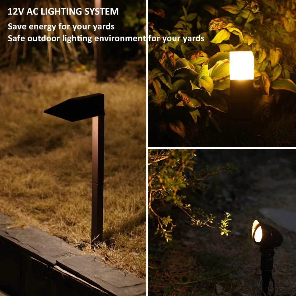 Malibu 200W Power Pack Transformador de Bajo Voltaje Transformador de Iluminación Exterior con... Foto 3 de 4