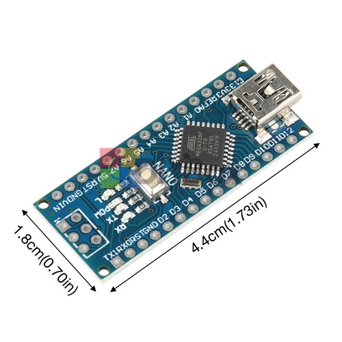 10PCS NANO V3.0 ATMEGA328P Micro-Controller CH340C Board USB For Arduino USA - Picture 3 of 11