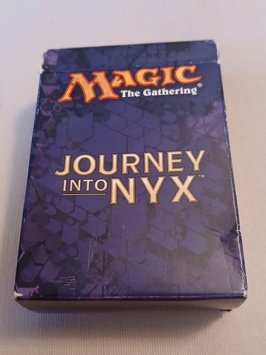 MAGIC THE GATHERING Journey into Nyx Deckmaster Deck Box No Mtg Cards Ajani - Picture 2 of 5