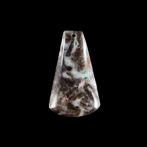 Amazonite 49x29x7 mm Pendant Bead HE305098 - Picture 5 of 8
