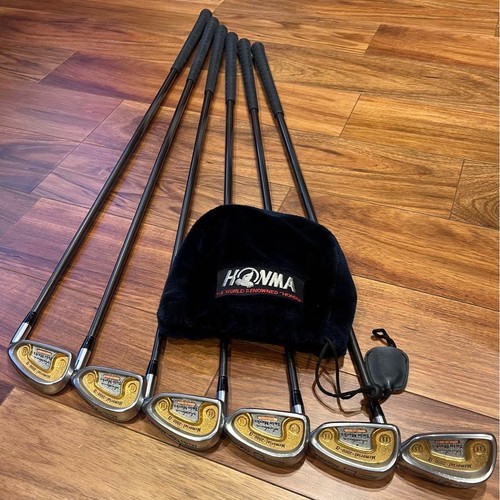 HONMA GOLF Twin Marks 2000-α 6pcs Iron Set 7-11/SW 2STAR With Case - Picture 1 of 10