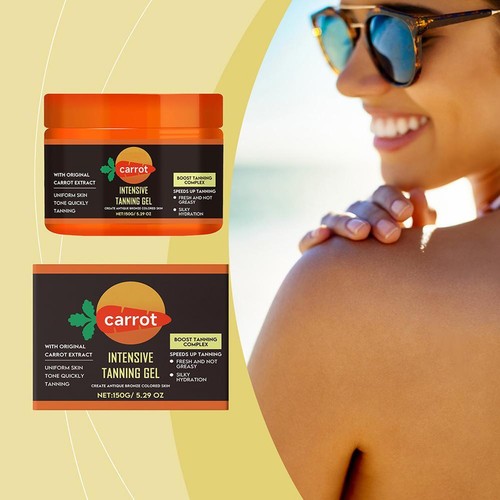 Carrot Tanning Gel Evenly Bronzed 150g S5Q0 - Picture 6 of 12