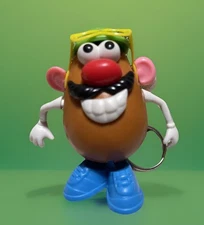 Vtg 1997 Basic Fun/Hasbro - Mr. Potato Head Keychain - Complete