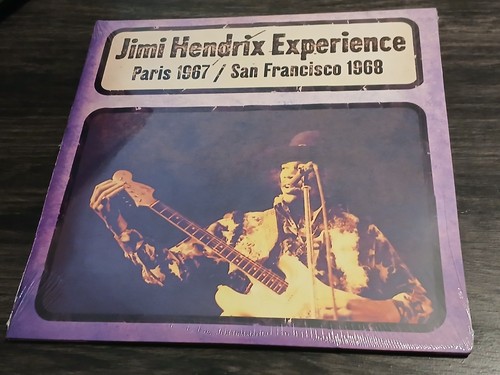 JIMI HENDRIX Paris 67/San Francisco 68 ORIGINAL DAGGER RECORDS PURPLE VINYL SEAL