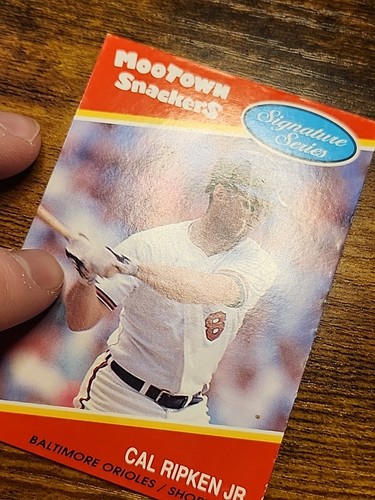 1991 Mootown Snackers Signature Series Tab Coupon Cal Ripken Jr See Pictures - Picture 3 of 4