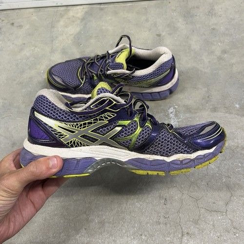 ASICS GEL NIMBUS 16 Purple & Green Womens Running Walking UK:6 - Picture 6 of 11