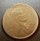 1946 S  Lincoln Wheat Cent ~ Planchet Struck Off Center ~ Error