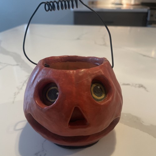 Mini Cubo de Caramelo Calabaza Jack O'lantern Contenedor JOL De Colección Inspirado Halloween - Imagen 1 de 7