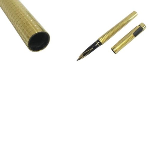 Sheaffer 585 K14 Fountain Pen Gold Color Japan Made - Picture 6 of 6
