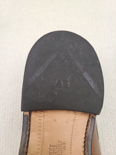 Allen Edmonds braun Jermyn Quaste Halbschuhe elegante Schuhe Herren 10 D Brogue Kappe Zehe - Bild 10 von 11