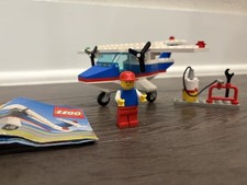 Vintage LEGO 6673 Town: Solo Trainer Airplane [1990] - 100% Complete 