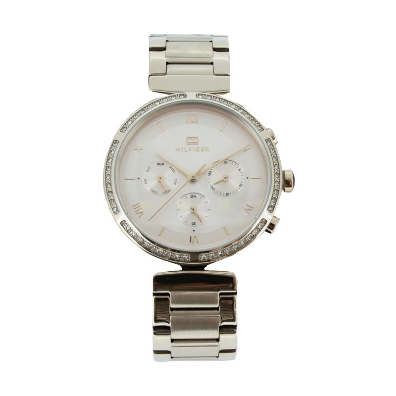 Tommy Hilfiger Ladies Watch Gold Metal Chronograph Bracelet Luna 178391