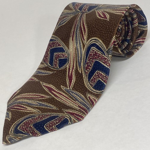 Corbata Oscar de la Renta Corbata Marrón Paisley Seda Compra 1 obtén un regalo misterioso. A46 - Imagen 10 de 10