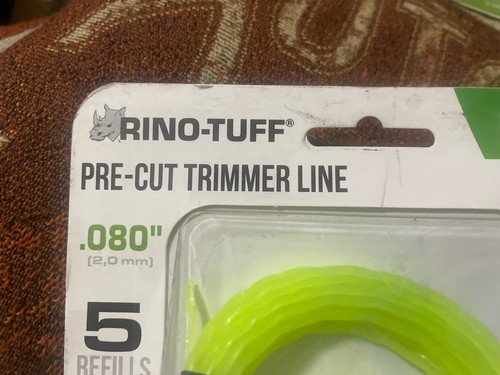 4 Packs (20 rolls) Rino-Tuff Pro Twisted Trimmer Line .080"x 16’ Universal Fit - Picture 7 of 10