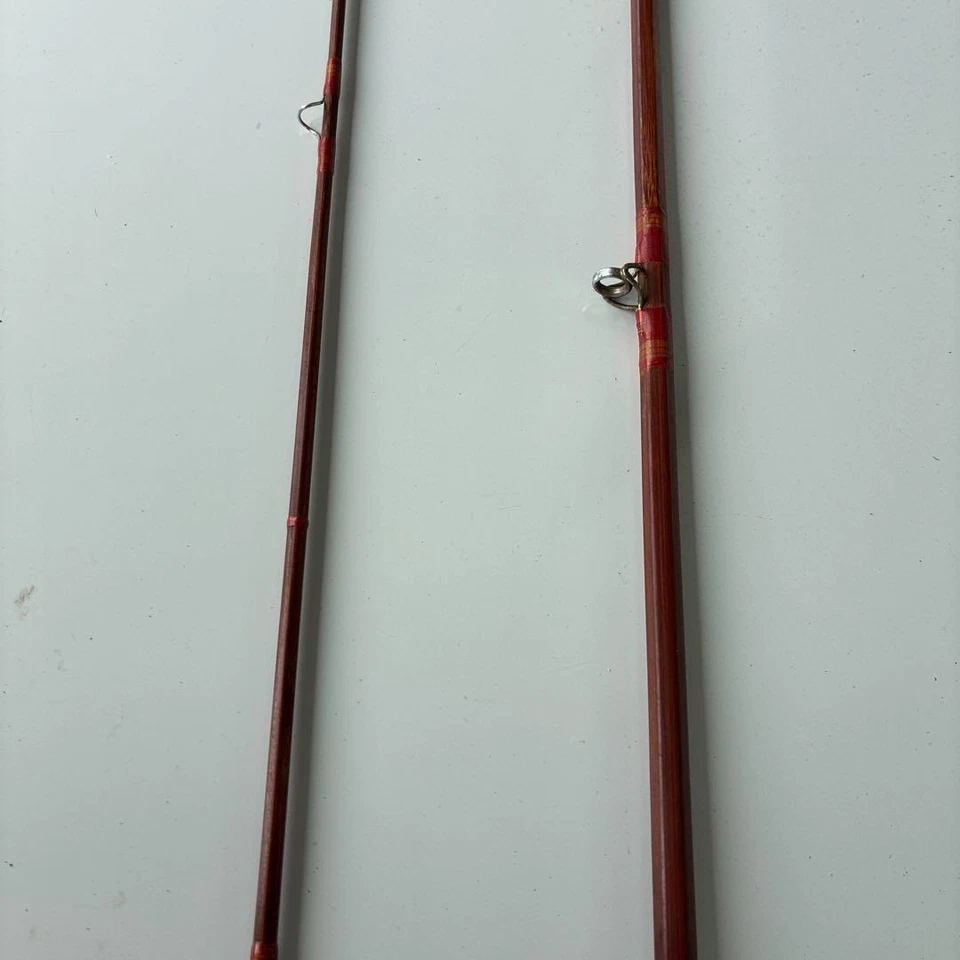 Varilla de bambú para moscas 7 pies #4 mango de corcho usado Foto 3 de 4