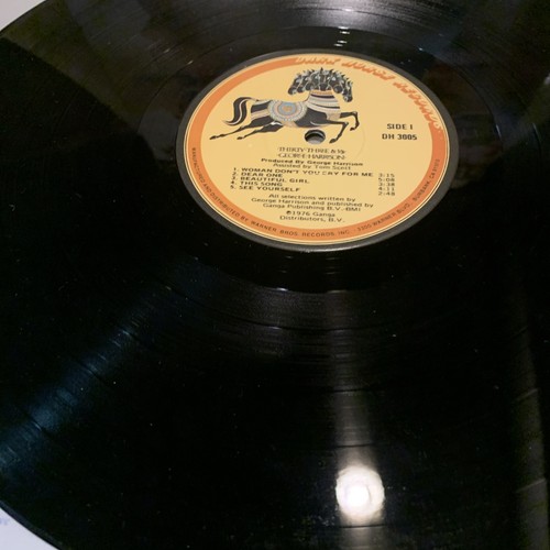 GEORGE HARRISON THIRTY THREE & 1/3 1976 DARK HORSE RECORDS LP 3005 33 - Picture 17 of 19