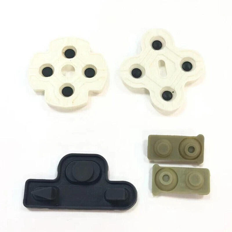 5 Set Conductive Rubber Buttons Replacement For PlayStation 3 Controller D-Pad - Image 2 of 4