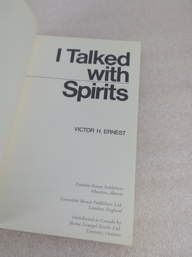 I Talked with Spirits by Victor Ernest 1972 Fifth Printing - Picture 4 of 5