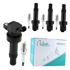 4PCS Ignition Coil Spark Plug 1.6L L4 For 273012B100 Coil Pack Spark Plug