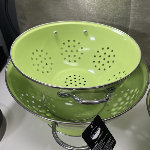 Reston Lloyd Colanders lime green a set of five Neu - Bild 3 von 17