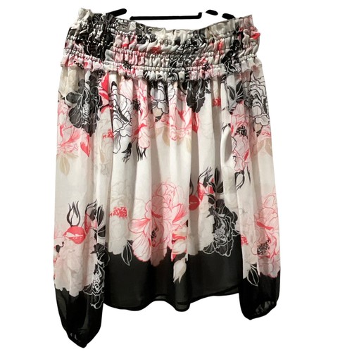 Camicetta WHBM White House Black Market floreale spalle scoperte taglia L - Foto 5 di 8