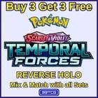 Temporal Forces TEF Reverse Holo Pokemon TCG Choose Your Card or Bundle Up